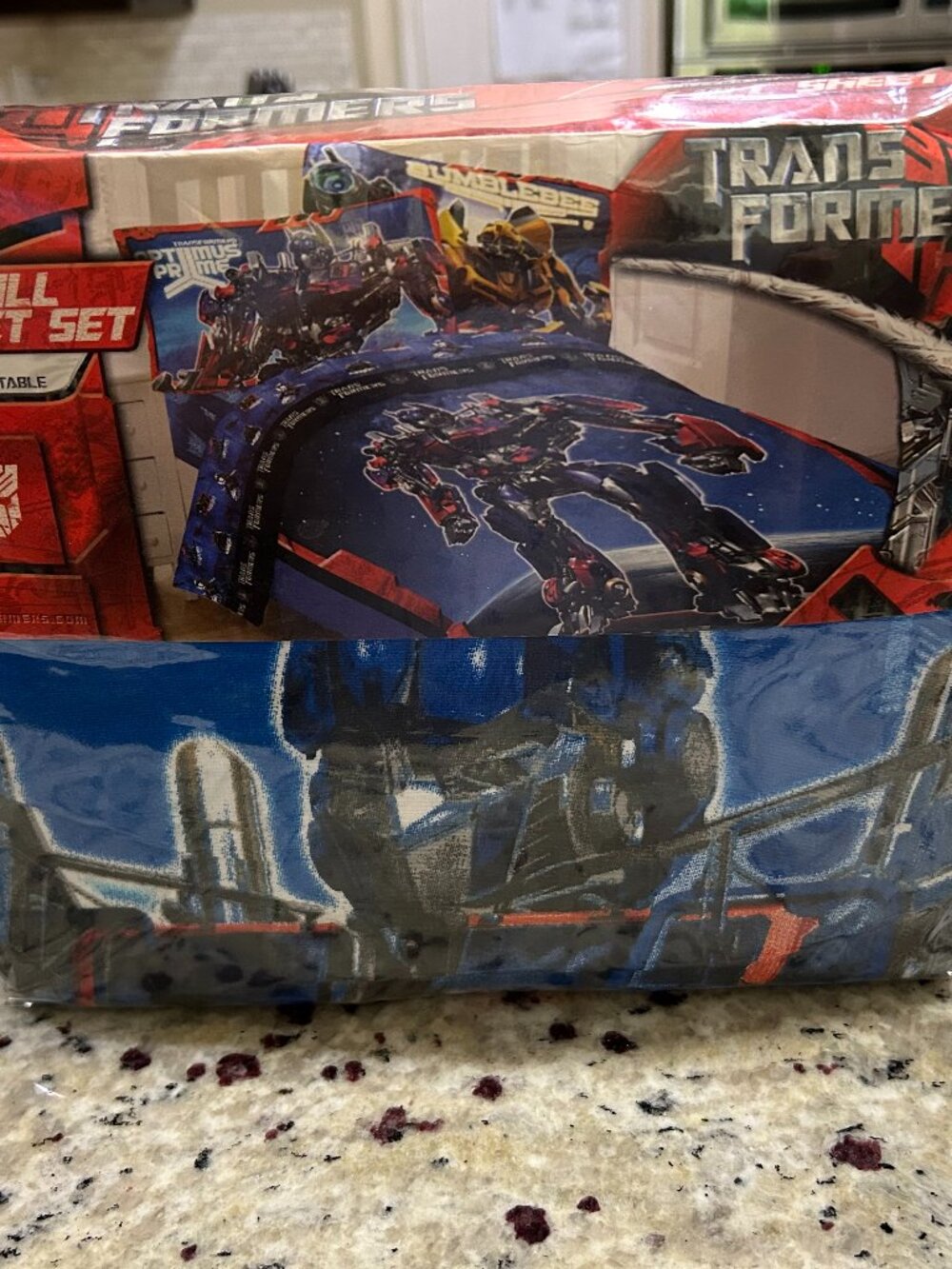 Transformers Optimus Prime Full Size 4 Piece Sheet Set